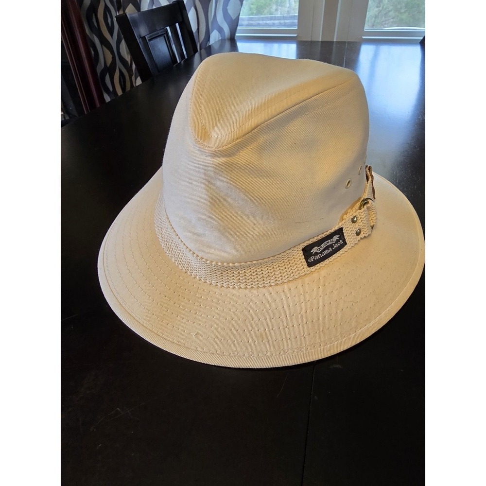 Panama Jack Beige Safari Hat Breathable Adjustable Large Men Outdoor